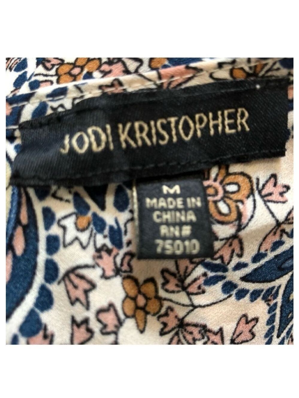Nwt Jodi Kristopher Paisley And Lace Mini Dress, M — image 4 of 5